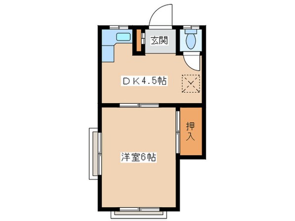 岩橋マンションの物件間取画像